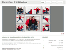 Tablet Screenshot of blumenhaus-huelkenberg.nl